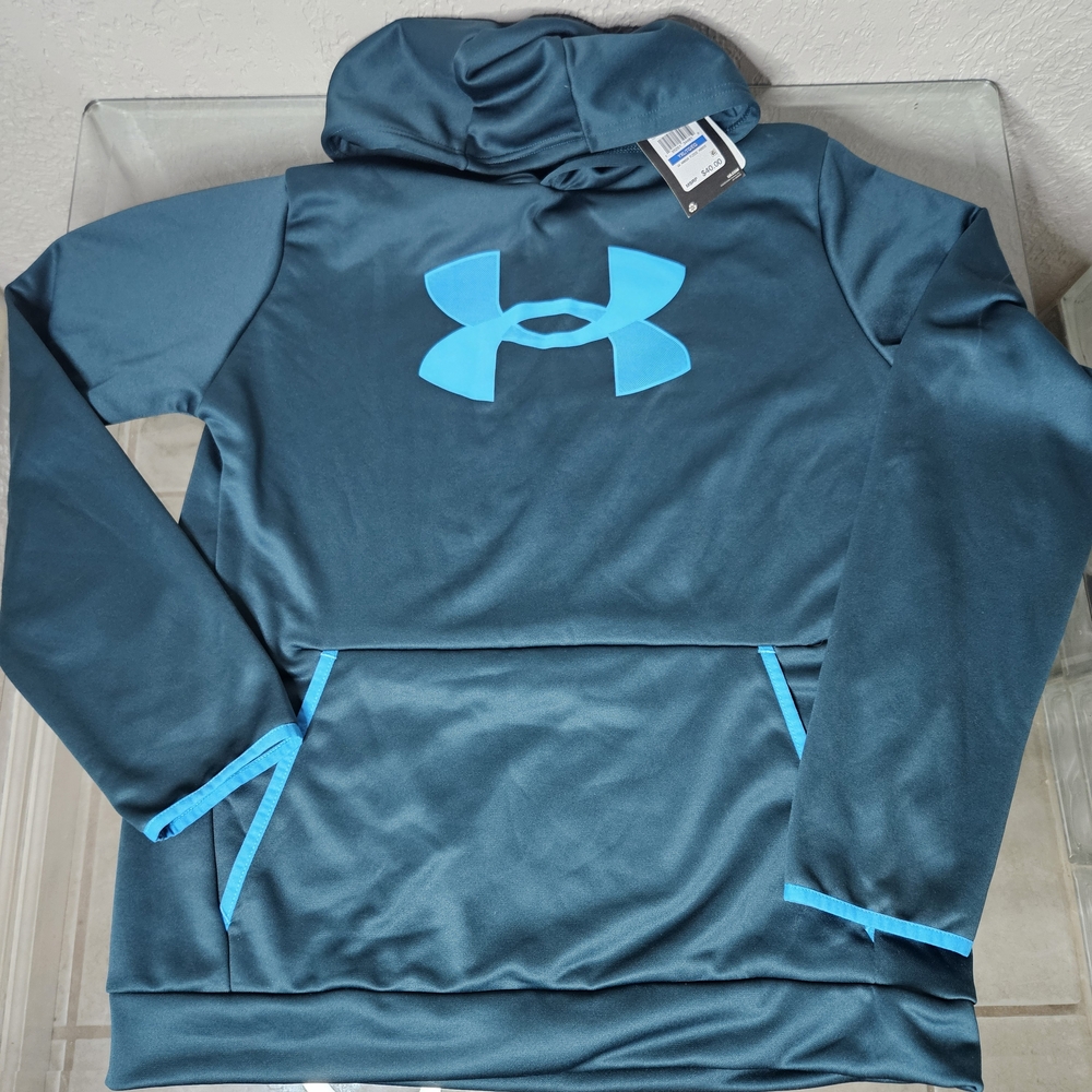 Under Armour Kids Hoodie - Teal and Blue